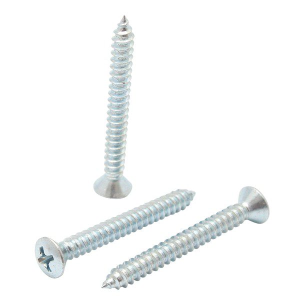 TORNILLO CABEZA OVALADA RANURA MEDIDA 10 X 2" 10 PIEZAS