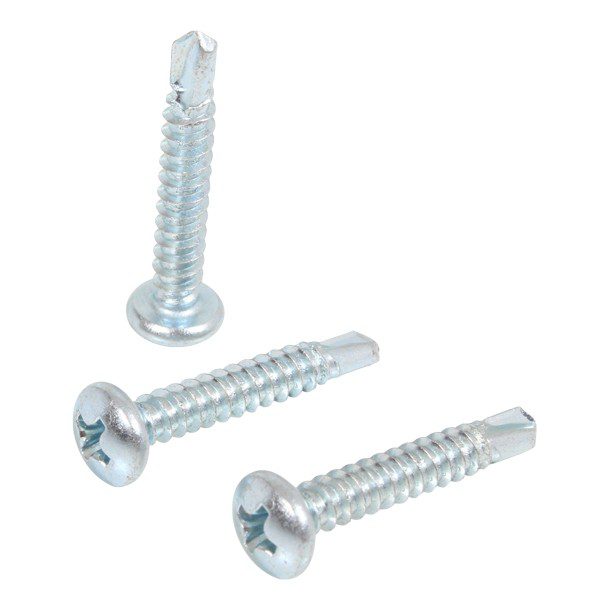 TORNILLO AUTOPERFORANTE REDONDA 6-20 X 1" 10 PIEZAS