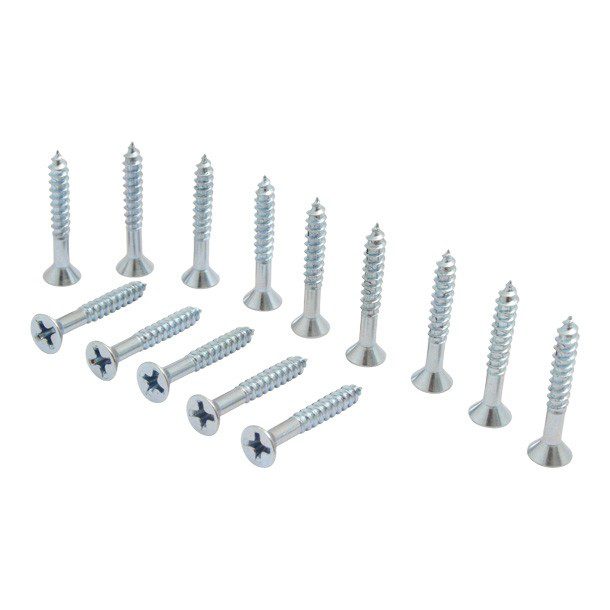 TORNILLO CABEZA PLANA CRUZ-ZN 6 X 1"