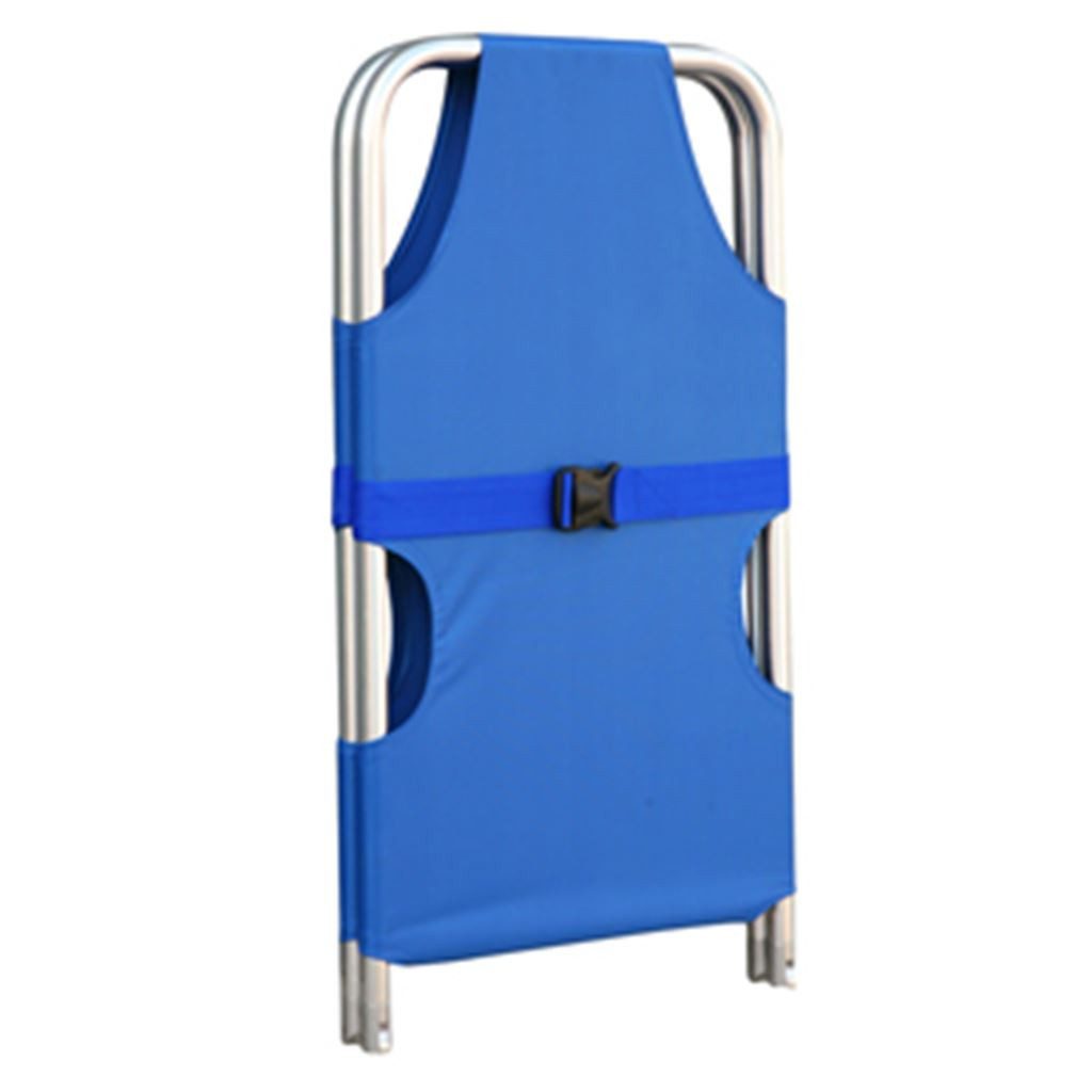 Camilla Plegable XIEHE con Cubierta de Cuero Resistente al Agua de Aluminio