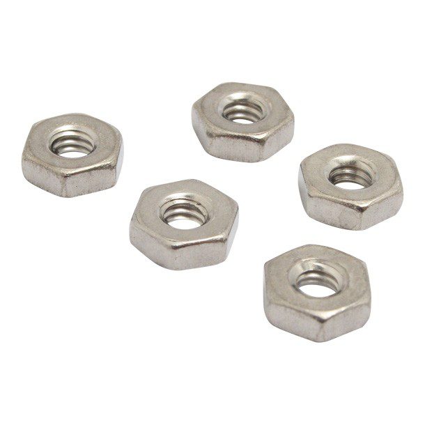 TUERCA HEXAGONAL ACERO INOXIDABLE 8-32