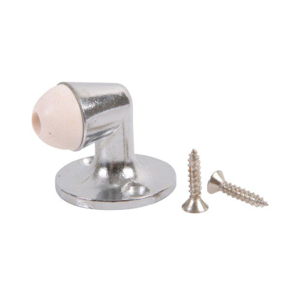 TOPE DE PUERTA PISO LIGERO CROMO