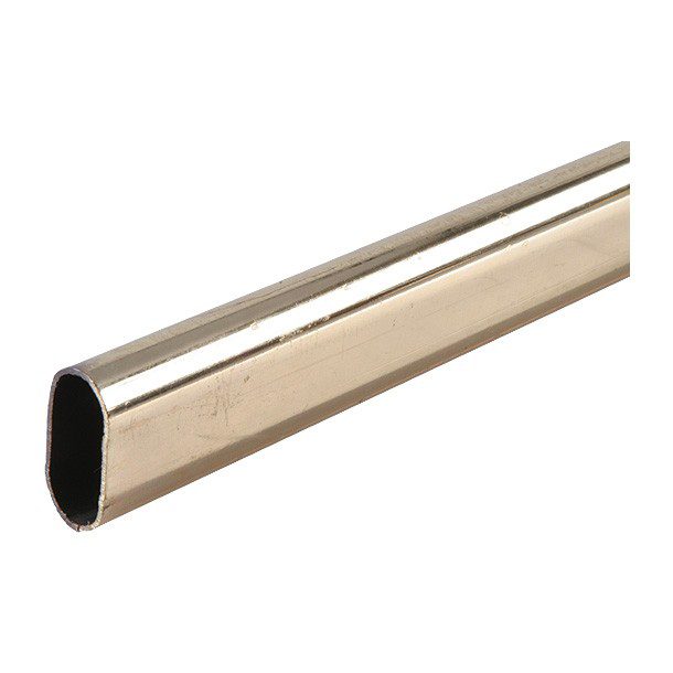 TUBO OVALADO PARA CLÓSET 122 CM LATÓNADO