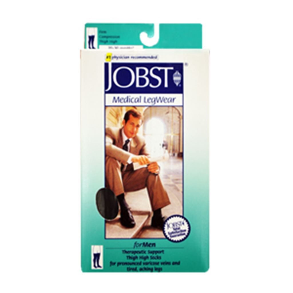 CALCETIN BSN FOR MEN MUSLO MEDIANA COMPRESION (15 - 20 mmHg) MEDIANO NEGRO