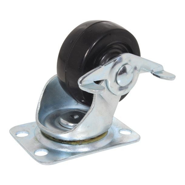 RODAJA GIRATORIA CON FRENO 3" TPU