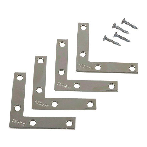 ESCUADRA DE UNION VEKER 1" X1" GALV"