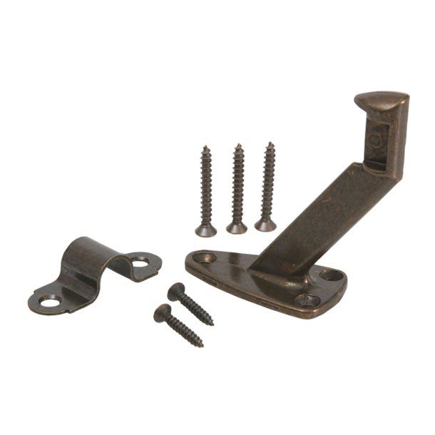 SOPORTE PARA PASAMANOS LATÓN ANTIGUO