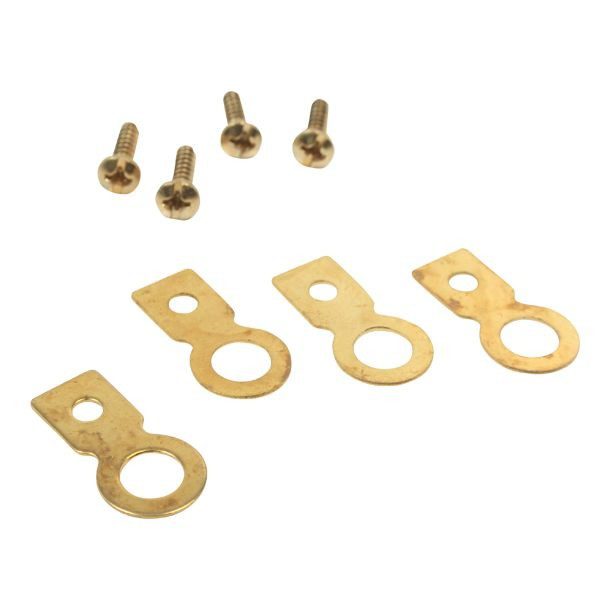 CUELGA CUADROS BRONCE CHICO 4 PIEZAS