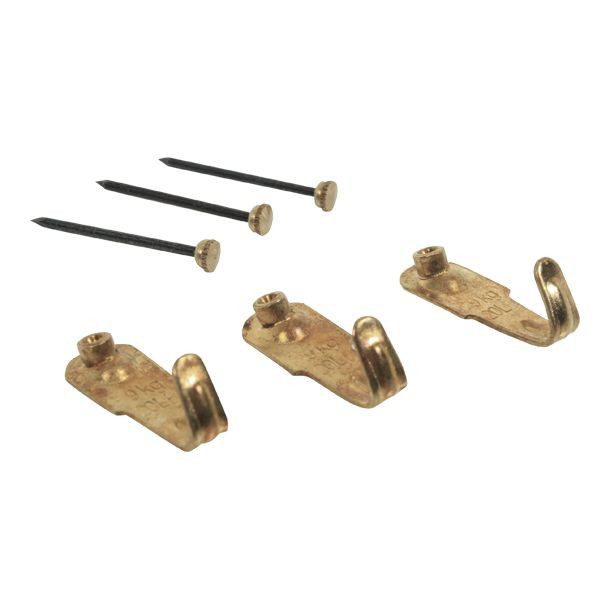 CUELGA CUADROS CON CLAVO PARA 18 KG 3 PIEZAS