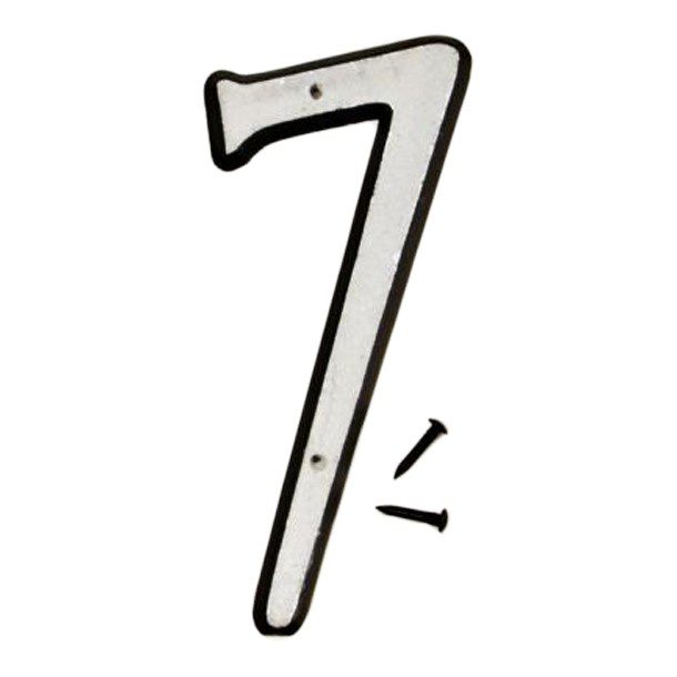 NÚMERO "7" PLÁSTICO REFLECTIVO 10 CM