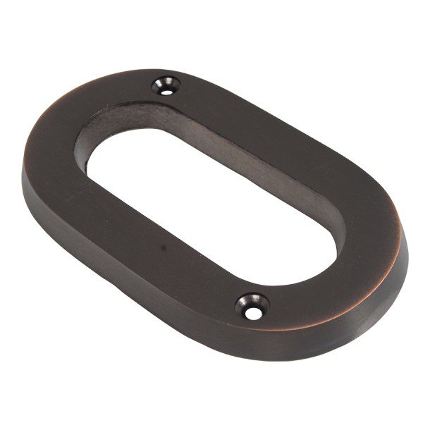 NÚMERO 0 BRONCE ANTIGUO 4"