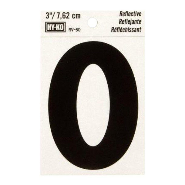 LETRA "O" DE VINILO 3" RV-50/O