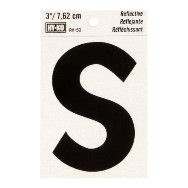 LETRA "S" DE VINILO 3"