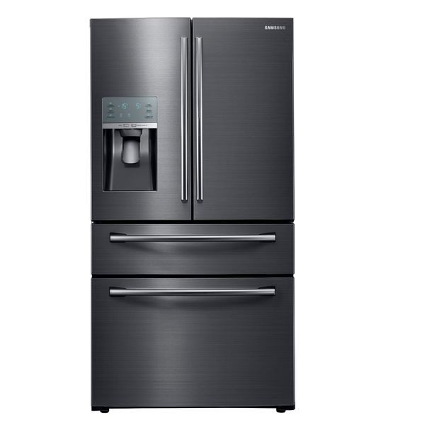 REFRIGERADOR 28' FRENCH DOOR ACERO NEGRO