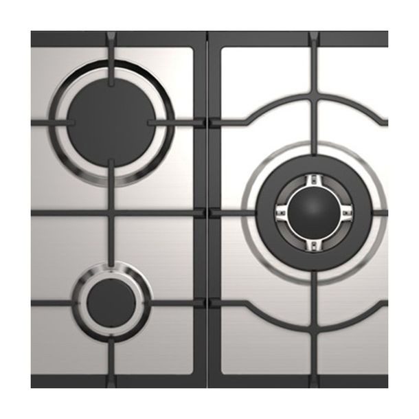 PARRILLA GAS MABE 76 CM INOXIDABLE