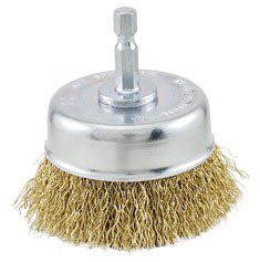 CARDA DE COPA DE ALAMBRE ONDULADO 1/4"