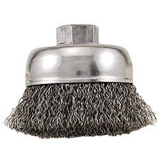 CARDA DE DISCO DE ALAMBRE ONDULADO 4"