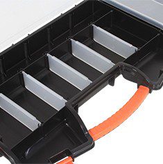 CAJA ORGANIZADORA DOBLE PLEGABLE DE 38 CM