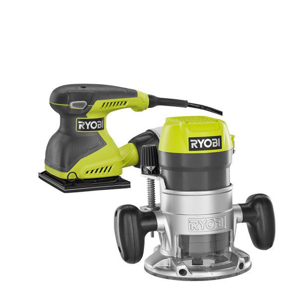 COMBO DE ROUTER Y LIJADORA DE 1/4 DE HOJA