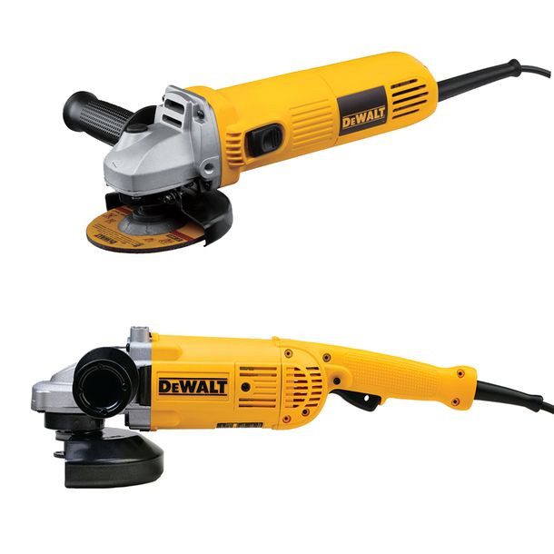 COMBO MINI ESMERILADORA 4-1/2 PULG 700W + ESMERILADORA 7 PULG 2200W DEWALT
