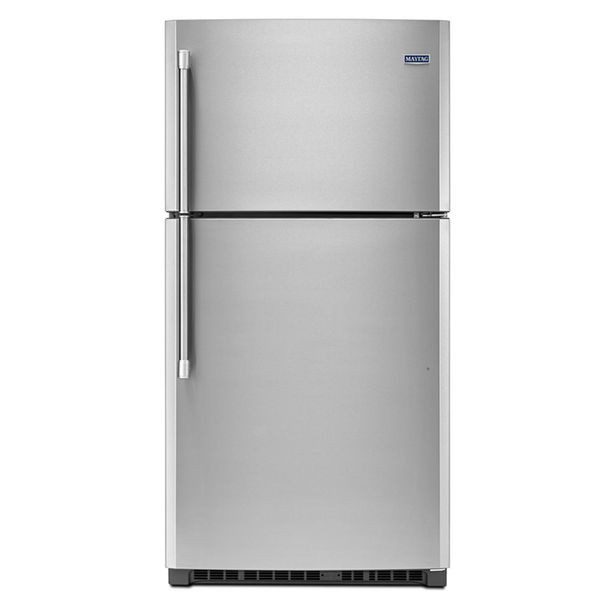 REFRIGERADOR TOP MOUNT MAYTAG 21' ACERO INOXIDABLE