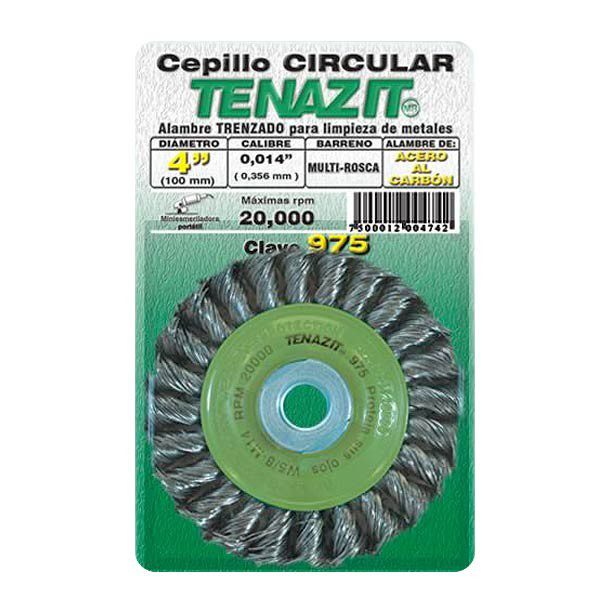 CEPILLO CIRC TRENZADO 4" MR