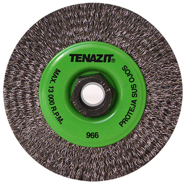 CEPILLO CIRCULAR DE ALAMBRE ONDULADO