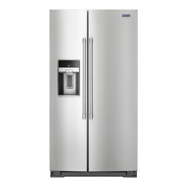 "REFRIGERADOR MAYTAG DUPLEX 26"" INOXIDABLE"