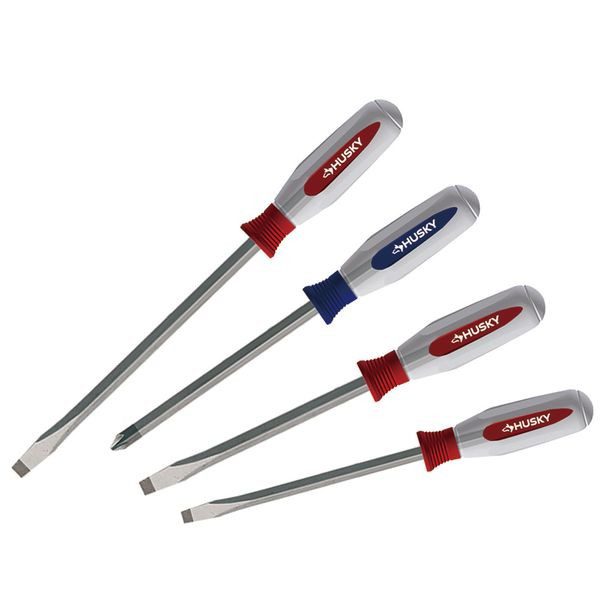 JUEGO DE 4 DESTORNILLADORES LARGOS