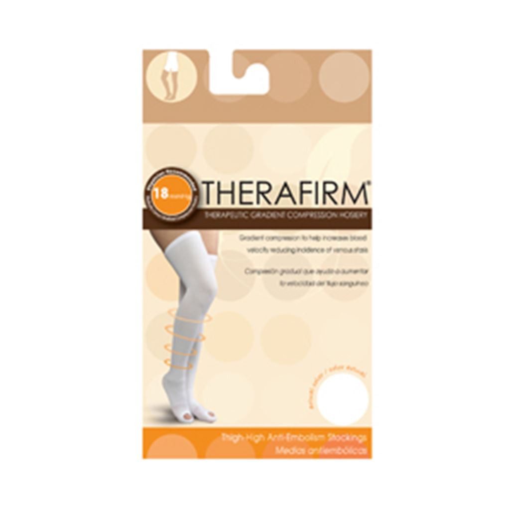 MEDIA THERAFIRM ANTIEMBOLICA (18 mmHg) TALLA MEDIANA COLOR BLANCO