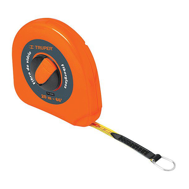 CINTA LARGA FIBRA DE VIDRIO CAJA ABS 20M