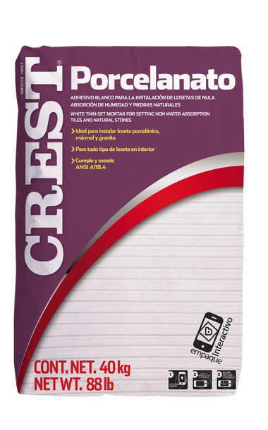 CREST PISO PARA PORCELANATO 40 KG