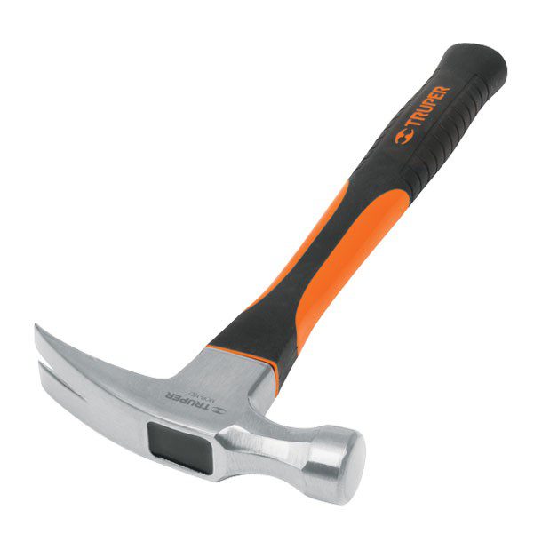 MARTILLO UÑA RECTA MANGO FIBRA 16 OZ