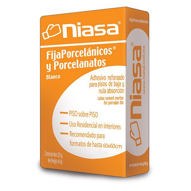 FIJA PORCELANICO BLANCO 20 KGS