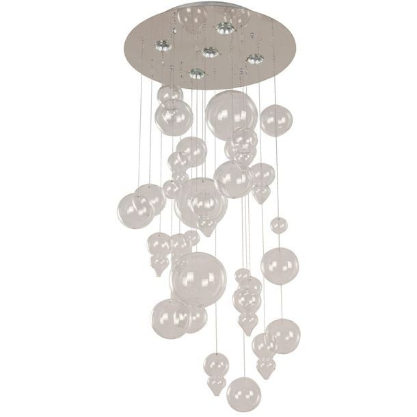 LUMINARIO COLGANTE 5 L GU10 CROMO/VIDRIO ARTELUCE