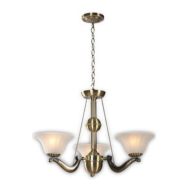 CANDIL 3 LUCES ORION BRONCE PULIDO