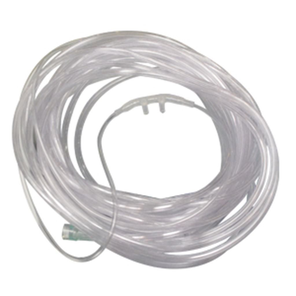 CATETER PARA SUMINISTRO DE OXIGENO CON PUNTAS NASALES SUAVES Y CURVAS LARGO 7.5MTS