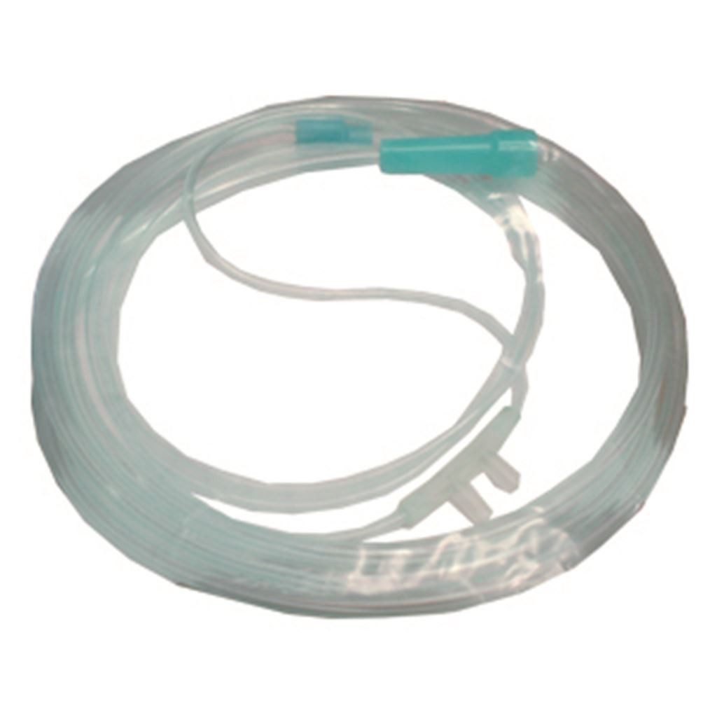 CATETER PARA SUMINISTRO DE OXIGENO CON PUNTAS NASALES SUAVES LARGO 1.80MTS