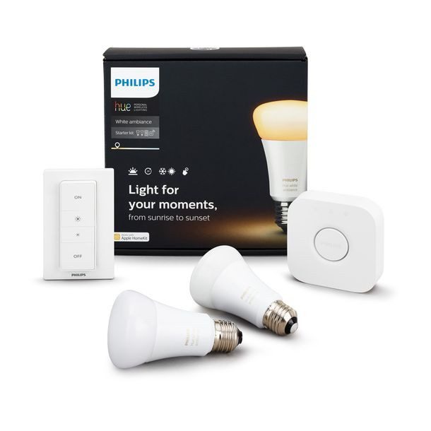 PHILIPS HUE WHITE AMBIANCE A19 10W SET