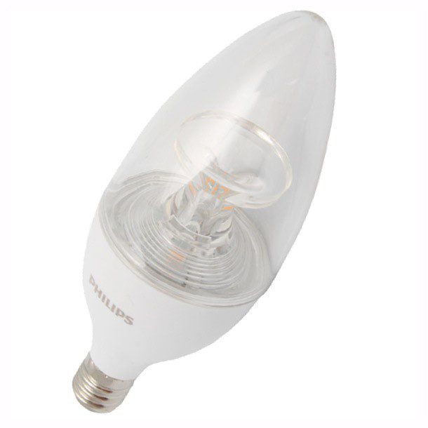 PHILIPS LED CANDLE 4.5W E26 LC 3PK