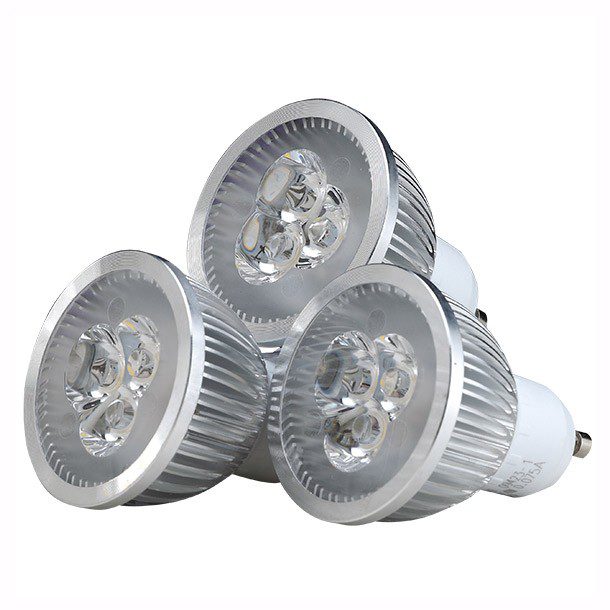 FOCO LED GU10 4W (30W) FRÍA 3P