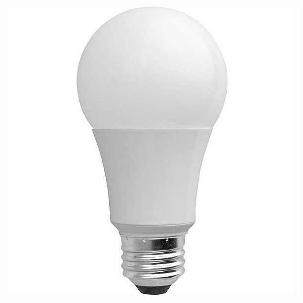 FOCO LED DIMEABLE A19 60 W 4 PIEZAS LUZ BLANCA