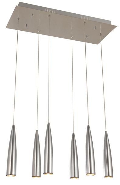 COLGANTE 6 LED DE 3000K