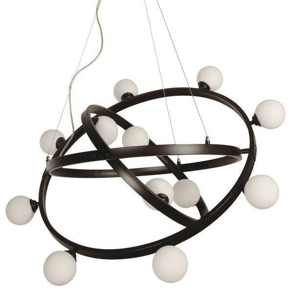 COLGANTE COLOR CHOCOLATE DE 12 LUCES