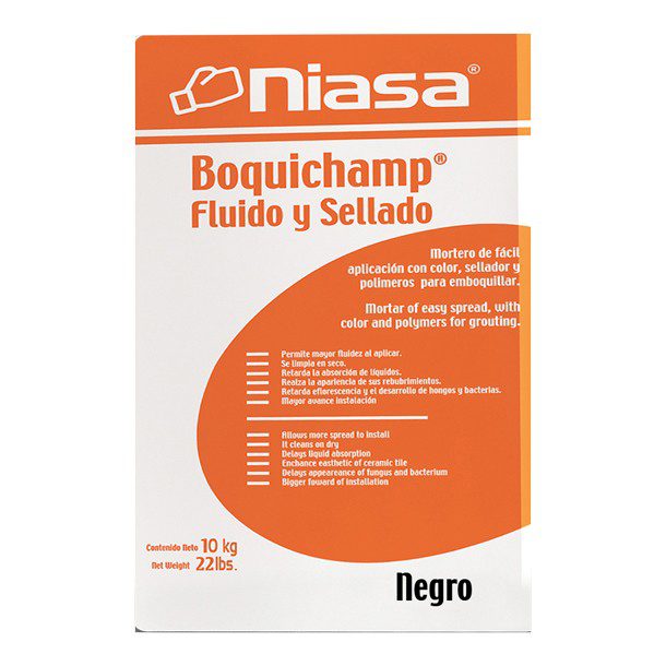 BOQUICHAMP NEGRO 10 KGS