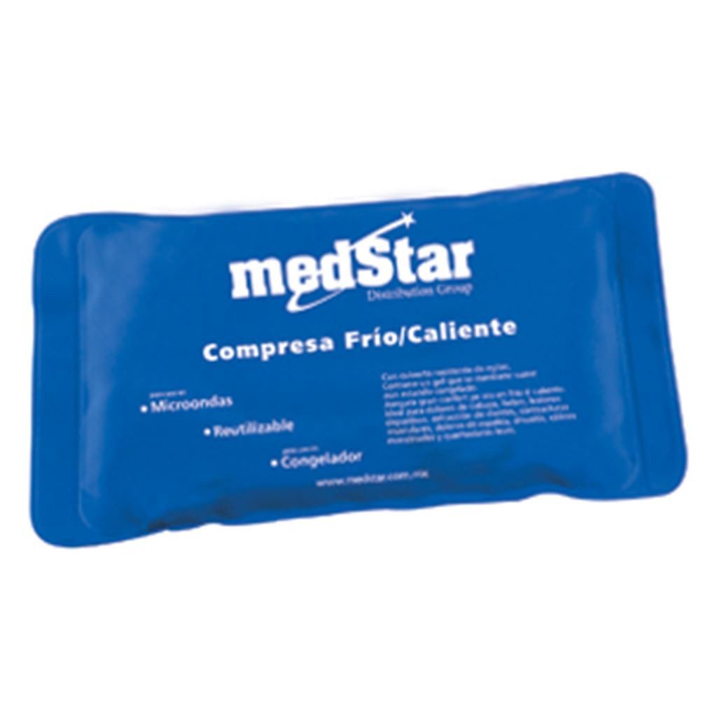 COMPRESA DE GEL MEDSTAR CON CUBIERTA DE NYLON Y PVC. 28.5 X 11.5 CMS