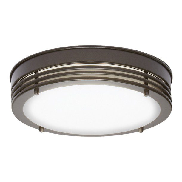 LÁMPARA DE TECHO LED BRONCE 13"