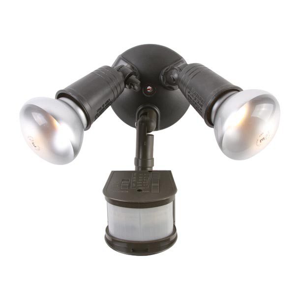 LÁMPARA SEGURIDAD CON SENSOR MOVIMIENTO 2 LUCES