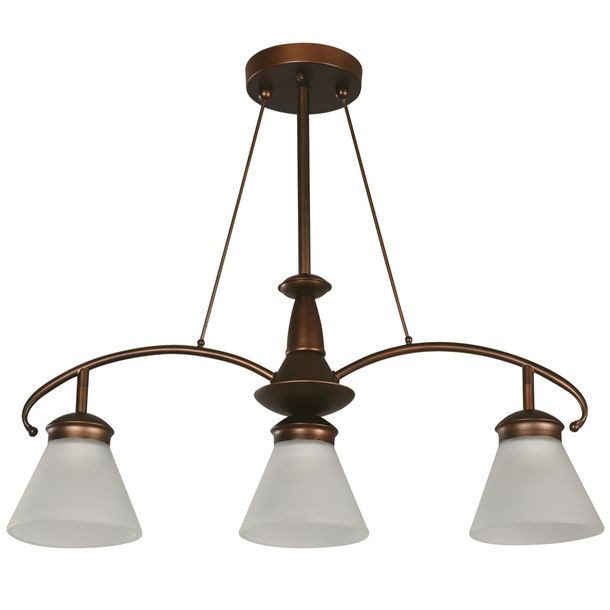 LÁMPARA COLGANTE DE ACERO 3 LUCES IKE LITE