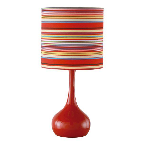 LÁMPARA DE MESA FUNDAMENTAL ROJO